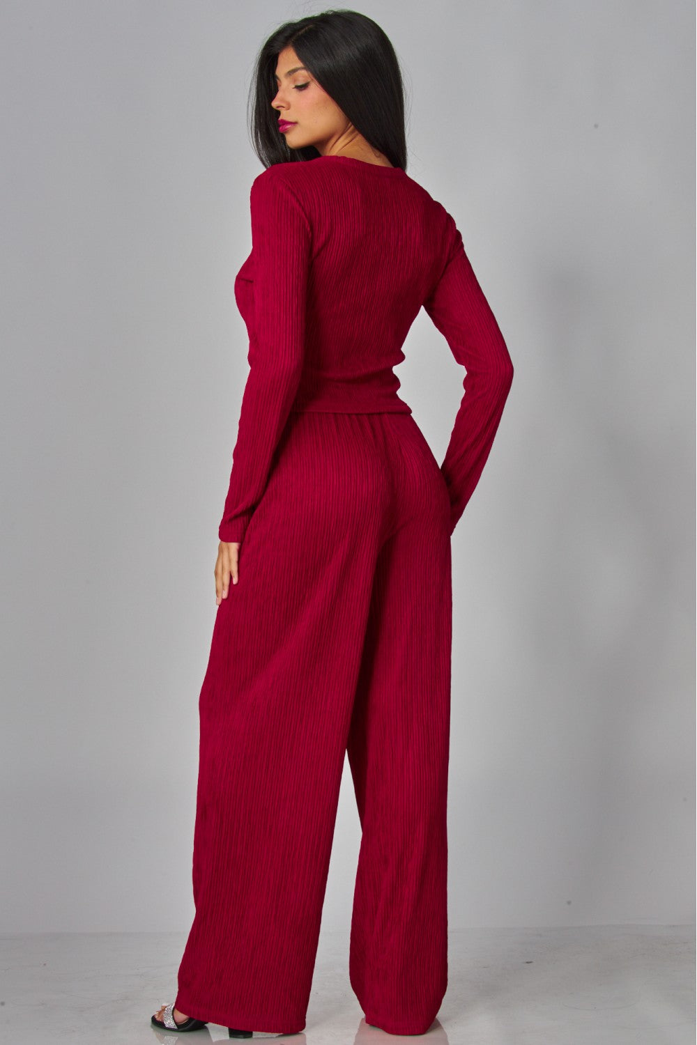 LICENSE TO LOUNGE PANTS SET IN RED