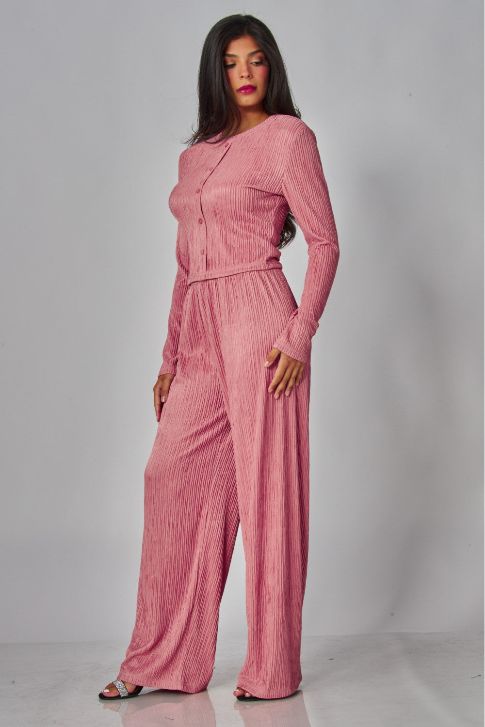 LICENSE TO LOUNGE PANTS SET IN PINK