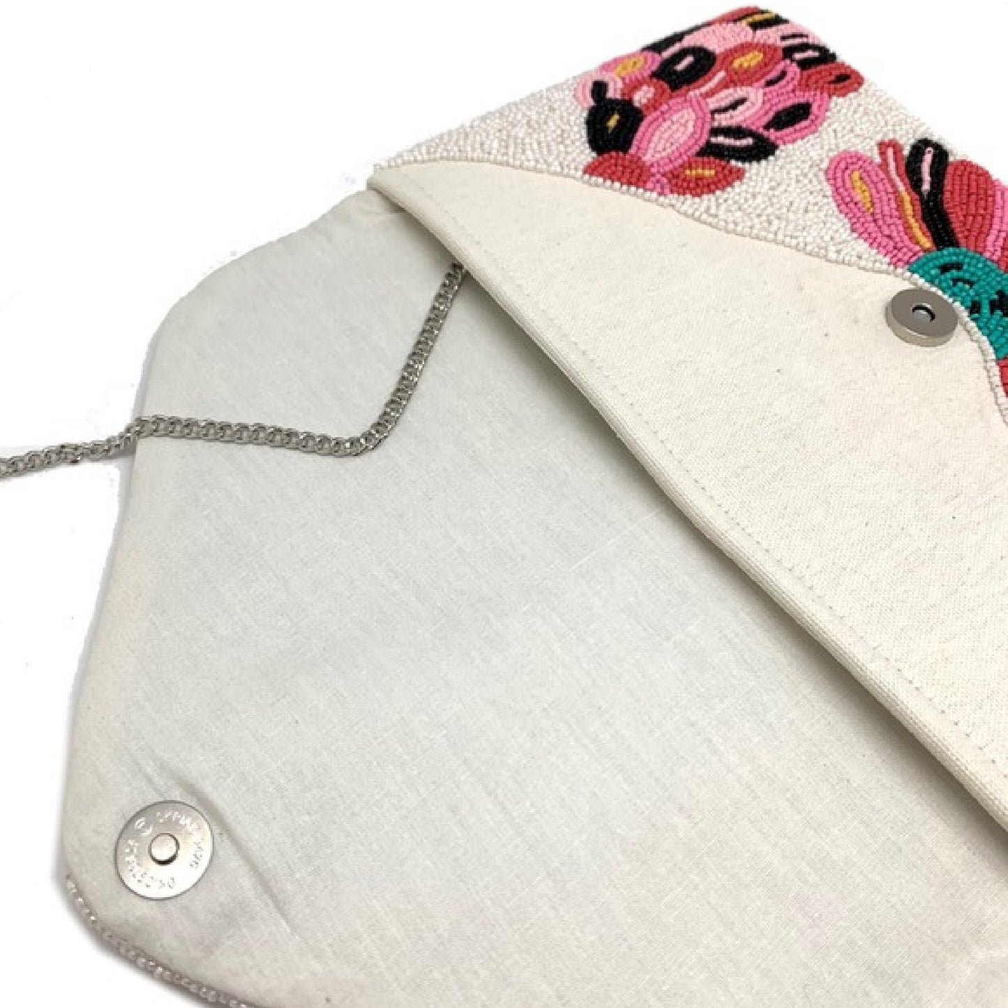 Parrot Bird Seed Bead Clutch