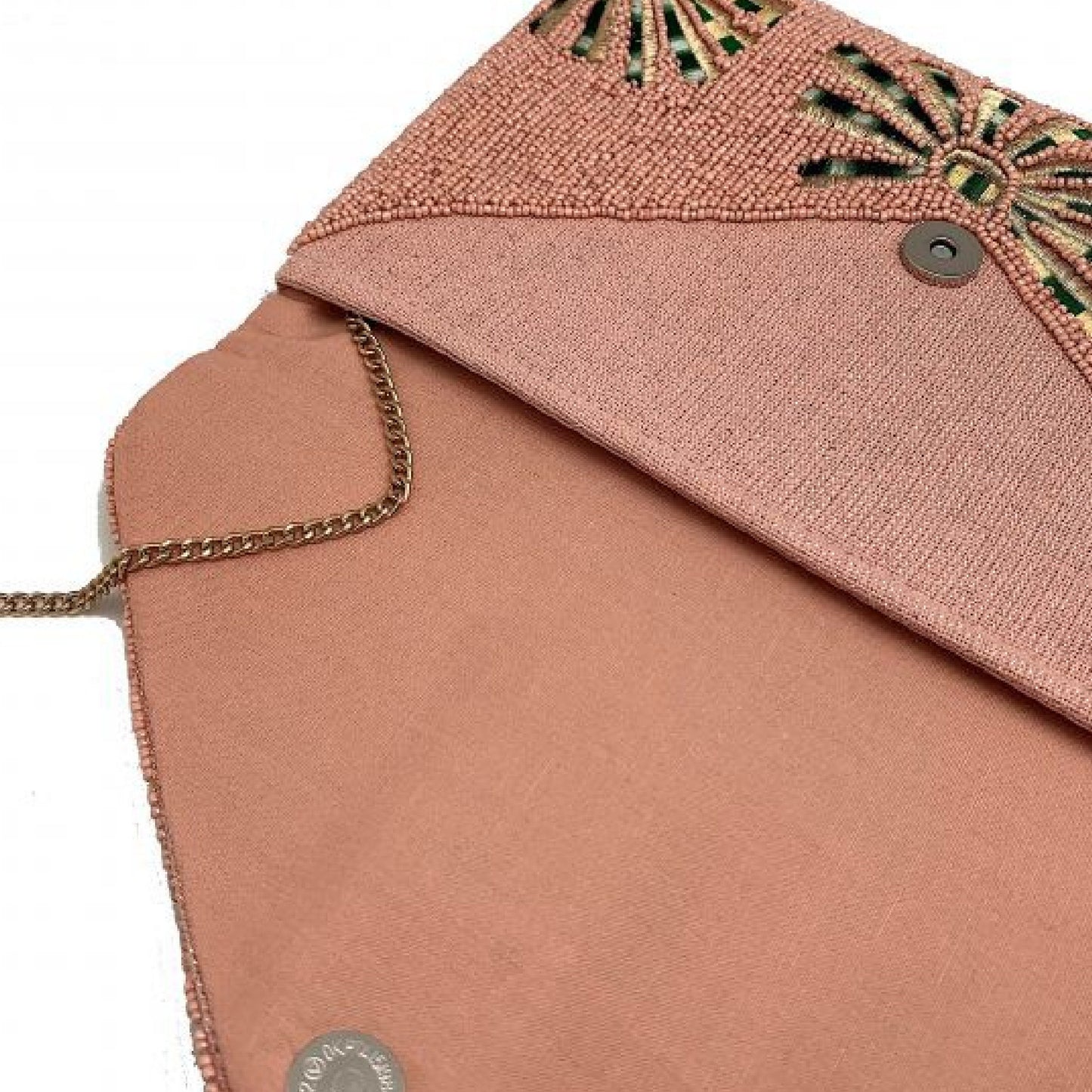 Sienna Starburst Seed Bead Crossbody Chain Clutch Boho Gift Handbag