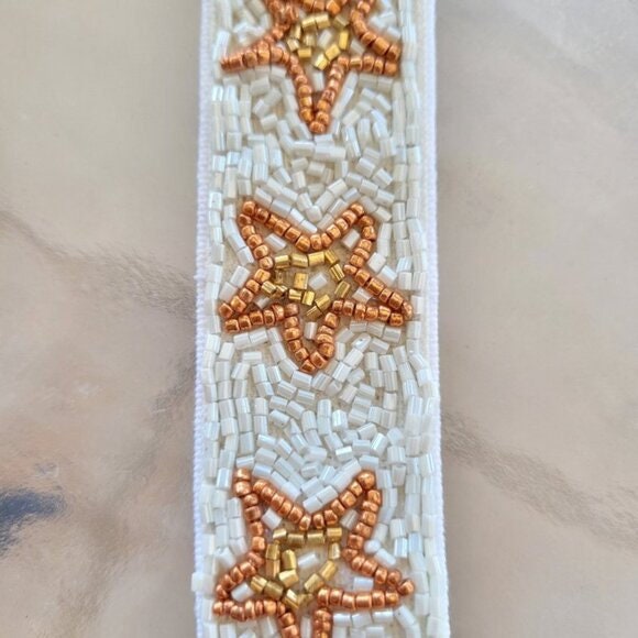 Superstar Beaded Box Bag Handbag with Bead Star Strap