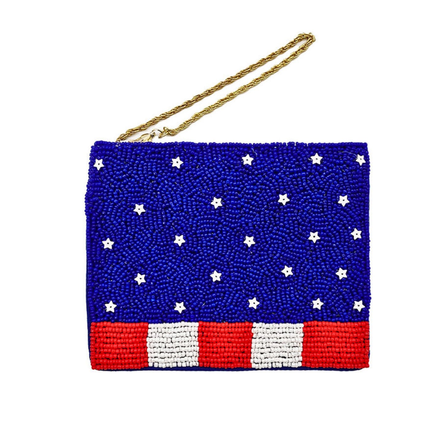 Patriotic USA American Pride Beaded Coin Pouches