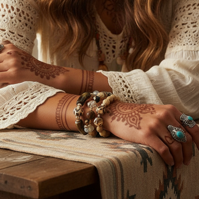 Hear Me Roar 3PC Beaded Bracelets Set