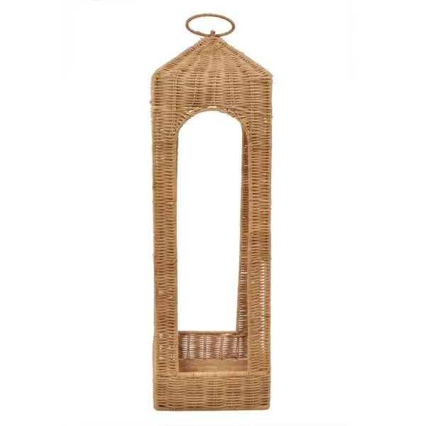 Bohemian Rattan 28" Candle Floor Lantern