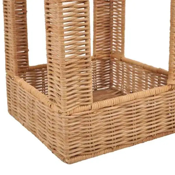 Bohemian Rattan 28" Candle Floor Lantern