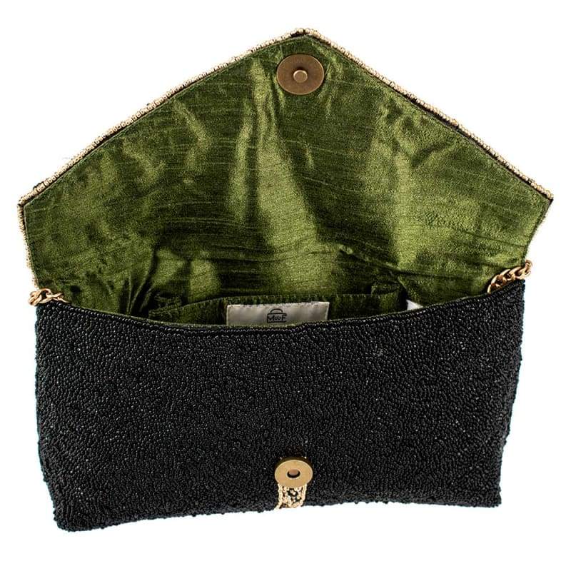 Bolso de Noche Piña Adornado con Pedrería de Cristal Austriaco