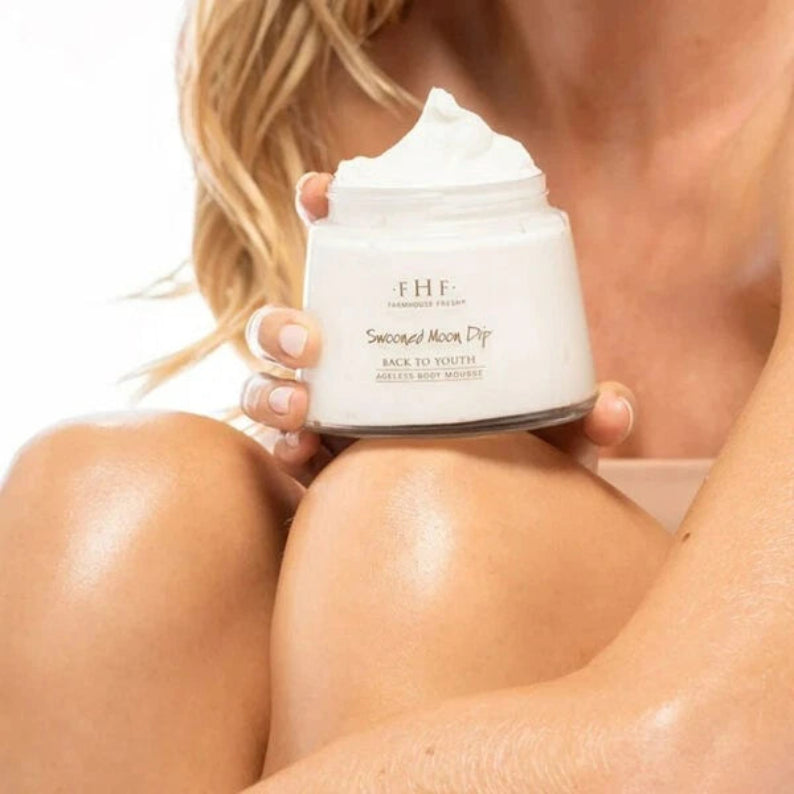 New FHF Farmhouse Fresh Nectar Moon Dip Ageless Body Mousse