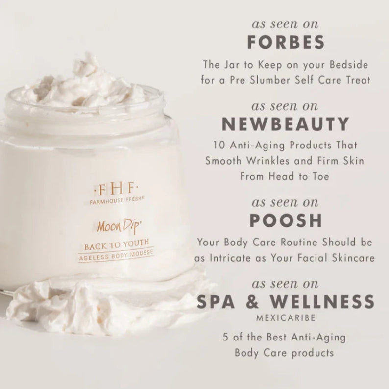 New FHF Farmhouse Fresh Nectar Moon Dip Ageless Body Mousse