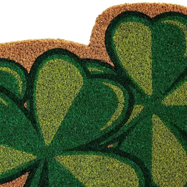 Luck of The Irish Shamrock Doormat