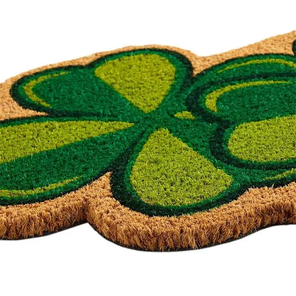 Luck of The Irish Shamrock Doormat