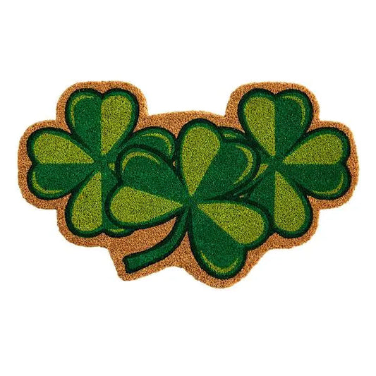 Luck of The Irish Shamrock Doormat