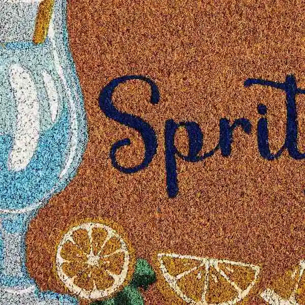 Spritz Friendly Home Doormat