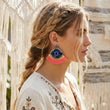 Evil Eye Boho Festival Beaded Earrings