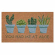Gardeners Had Me At Aloe Doormat