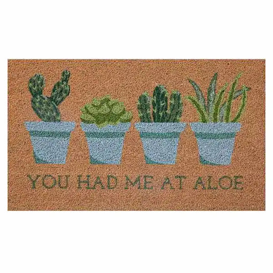 Gardeners Had Me At Aloe Doormat