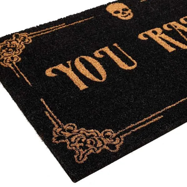 You Rang Haunted Mansion Halloween Coir Doormat