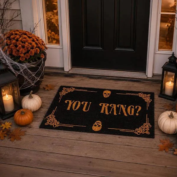 You Rang Haunted Mansion Halloween Coir Doormat
