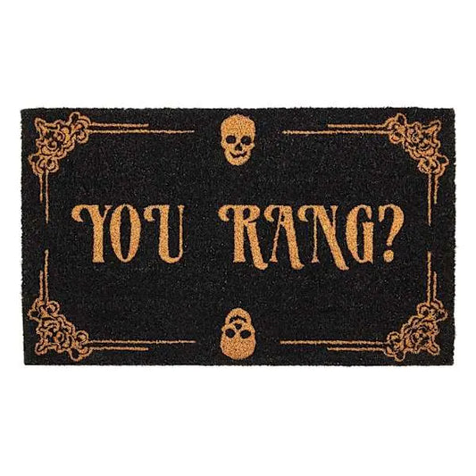 You Rang Haunted Mansion Halloween Coir Doormat